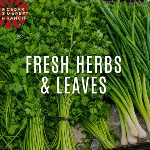 Fresh Herbs & Leaves