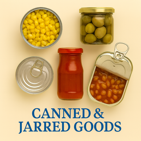 Canned , Jarred & Packaged Goods