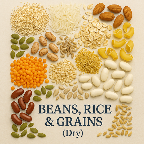 Beans, Rice & Grains (Dry)