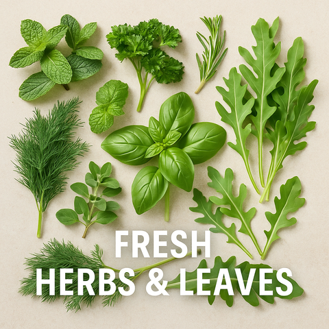 Fresh Herbs & Leaves