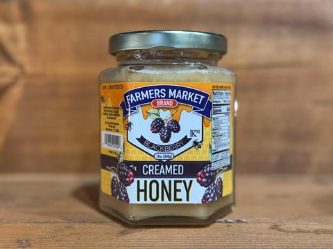 Creamed Blacberry Honey