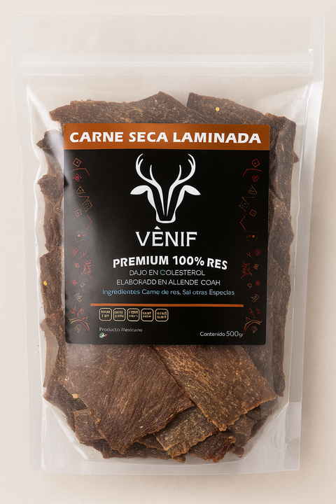 Carne Seca Laminada 500gr Venif 100% Res