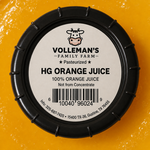 VOLLEMAN’S A2A2 100% ORANGE JUICE – 64 OZ