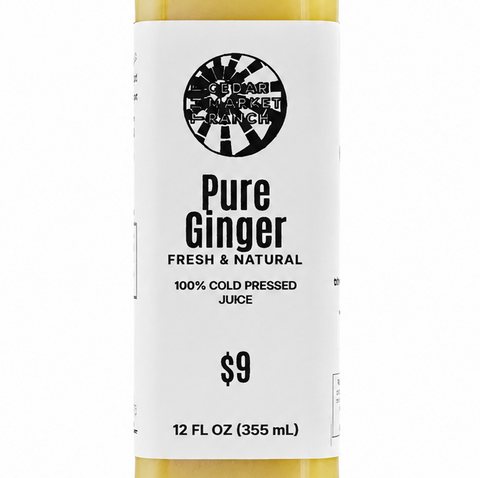 THE CEDAR MARKET RANCH PURE GINGER COLD-PRESSED JUICE