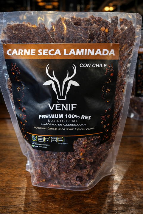 Carne Seca Laminada con Chile 200 gr