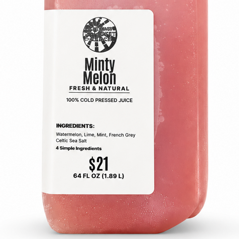 THE CEDAR MARKET RANCH MINTY MELON COLD-PRESSED JUICE – 64 OZ
