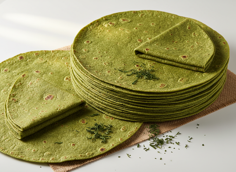 Spinach Flour Tortilla (Wrap)